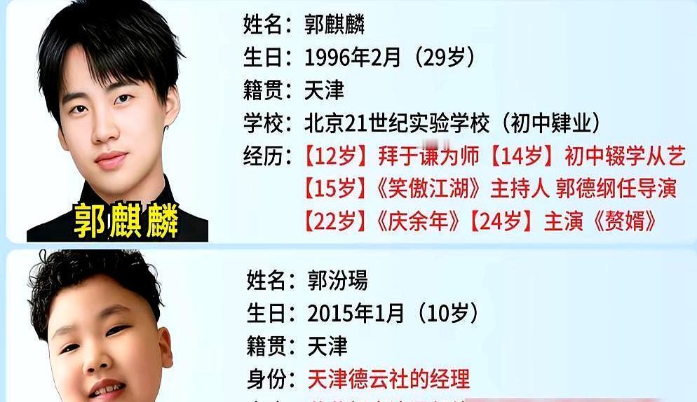 郭德纲这碗水端得真“平”：一个往死里骂，一个往怀里疼。11岁，体重快200