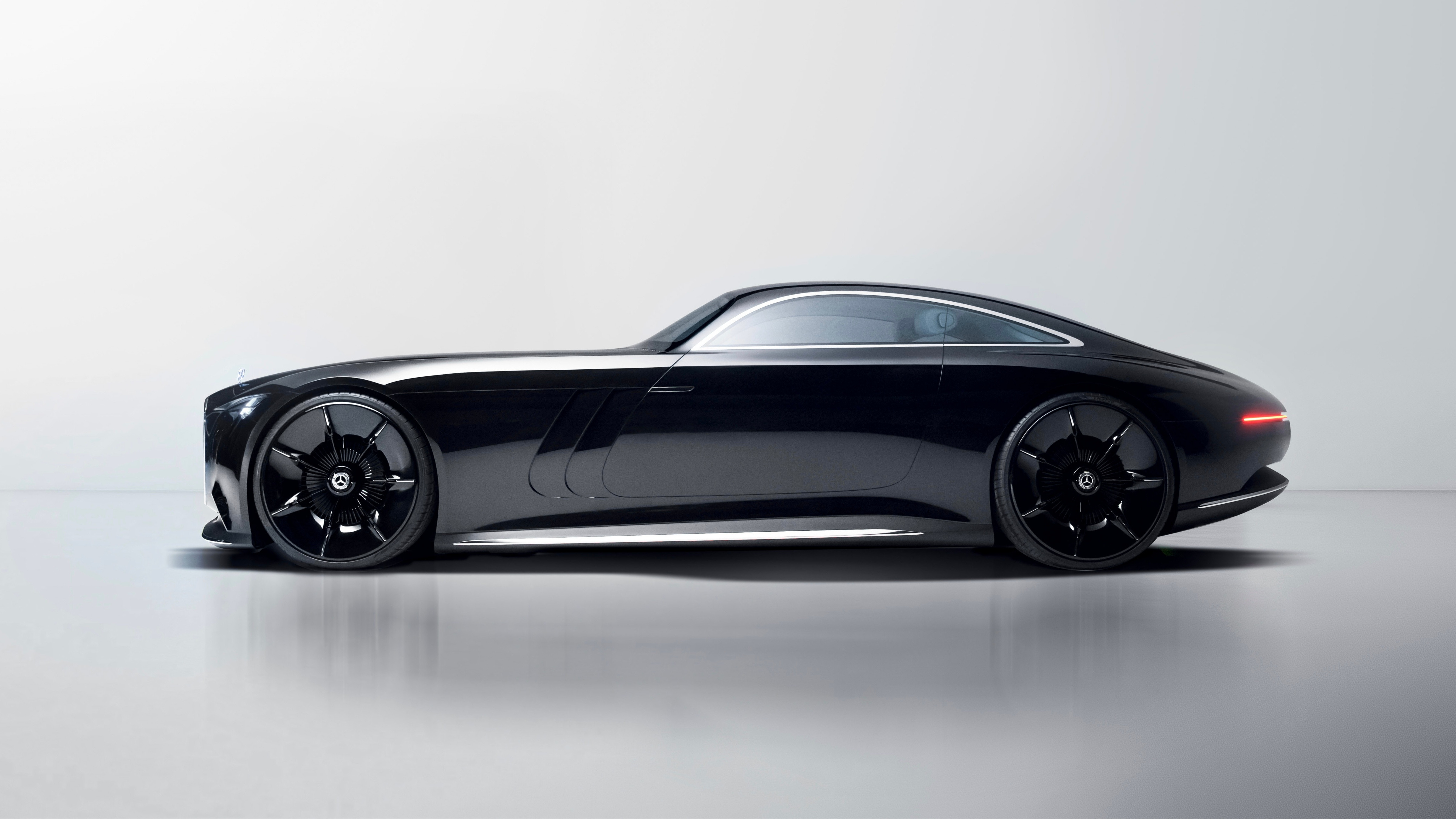 奔驰VisionIconic的侧面轮廓实在太好看了，这是我近些年看到过最美的设