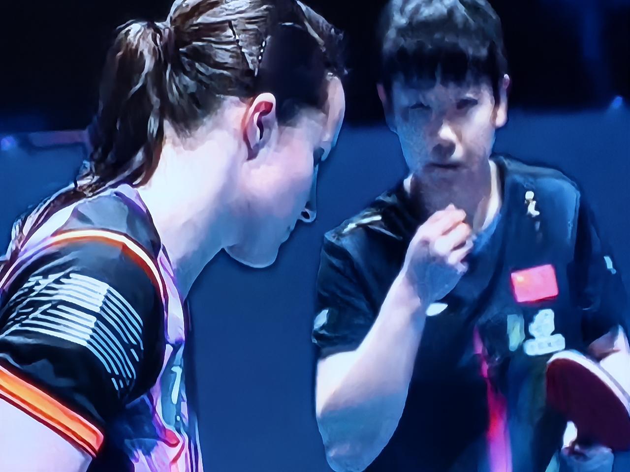 温特只是过了一把跟孙颖莎交手的瘾。温特战胜王艺迪后，猜到半决赛大概率要跟孙颖