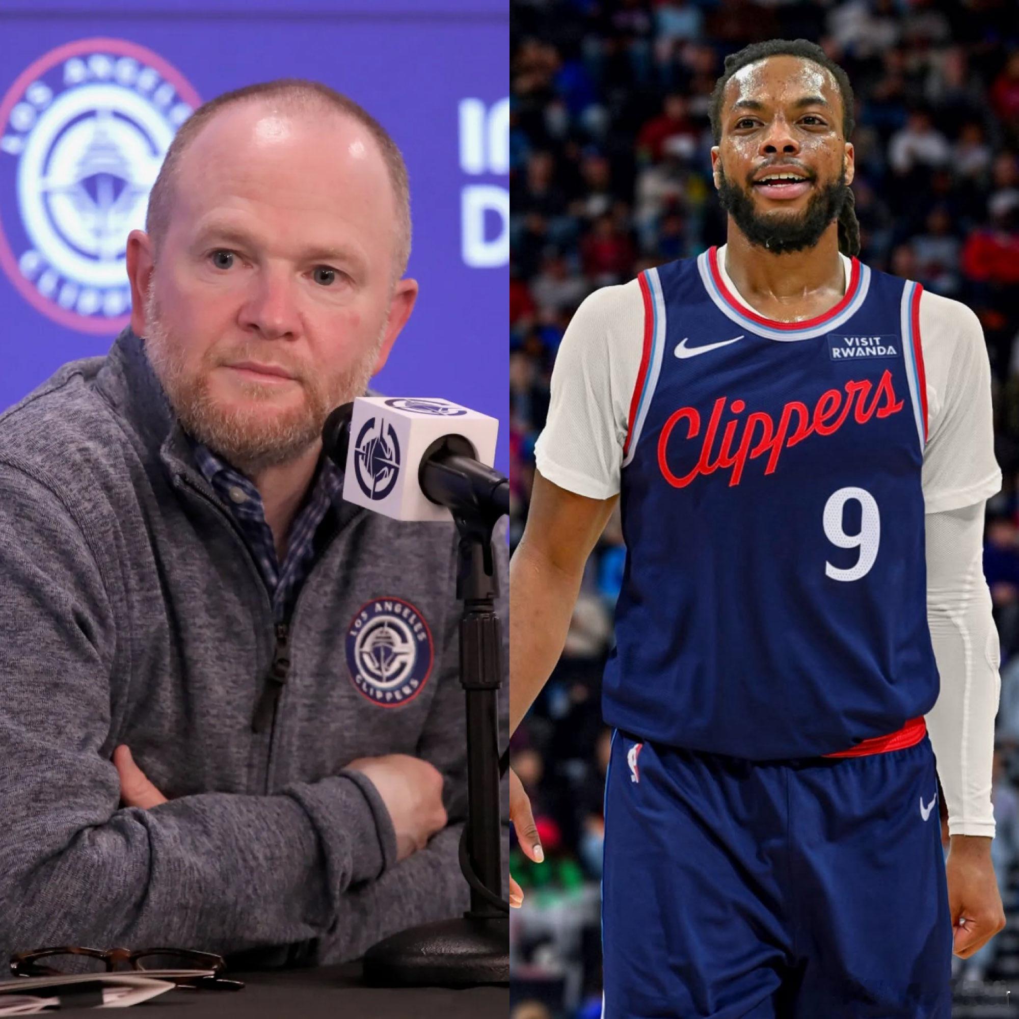 快船队总裁劳伦斯·弗兰克就签下加兰一事发表声明：“我们正努力让球队年轻化，同时保