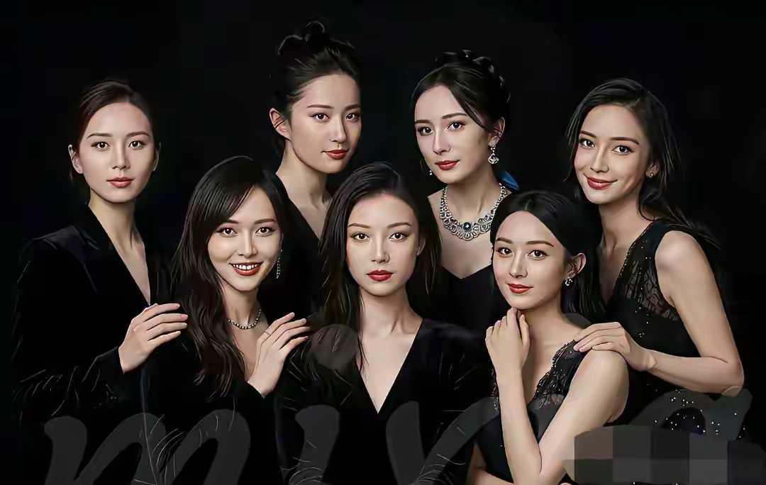 唐嫣最美，刘诗诗也美，你认出来几位，谁最美？