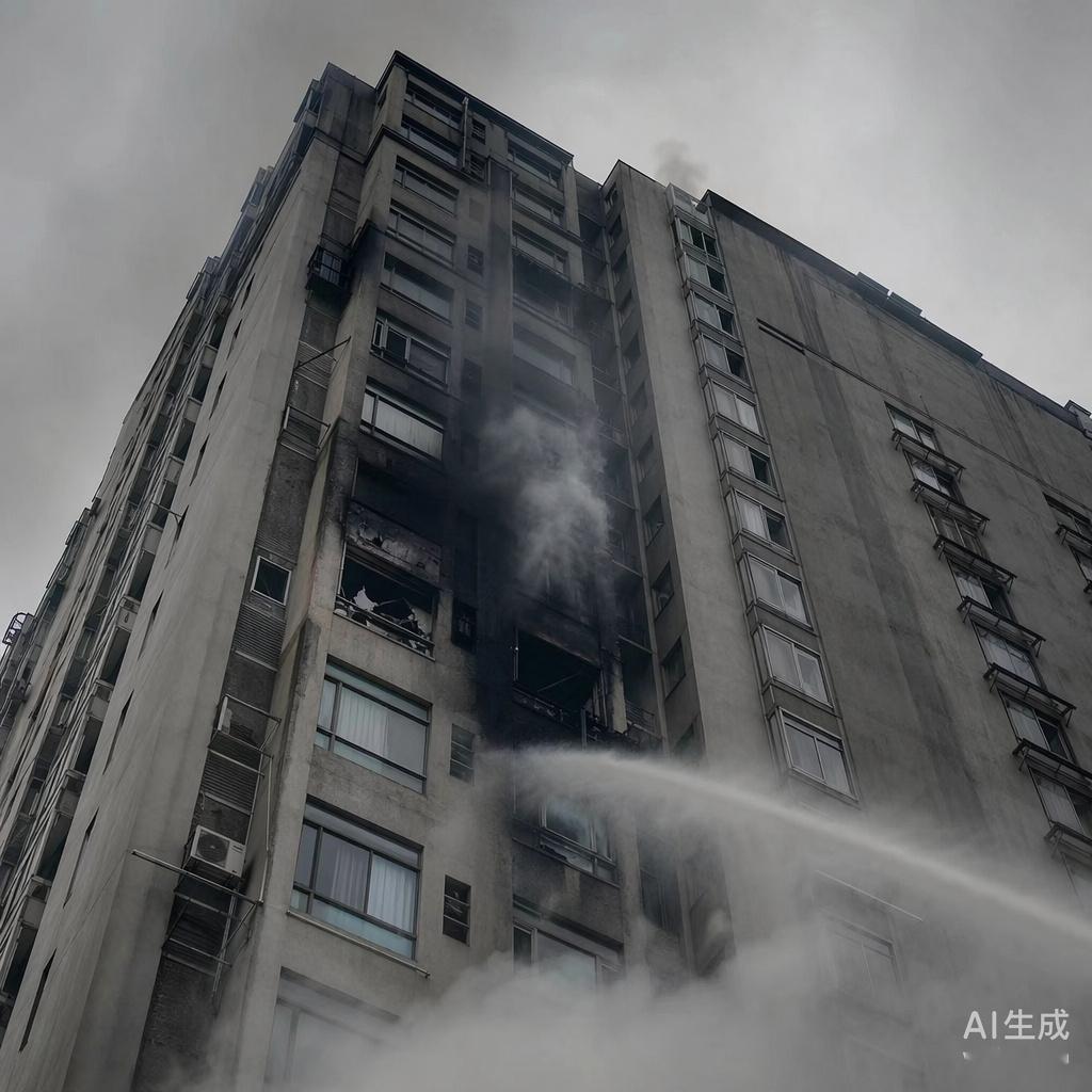 连云港母女悬空半小时后坠楼，看得人心惊肉跳。🔥很多人质疑消防为什么只喷水不铺气