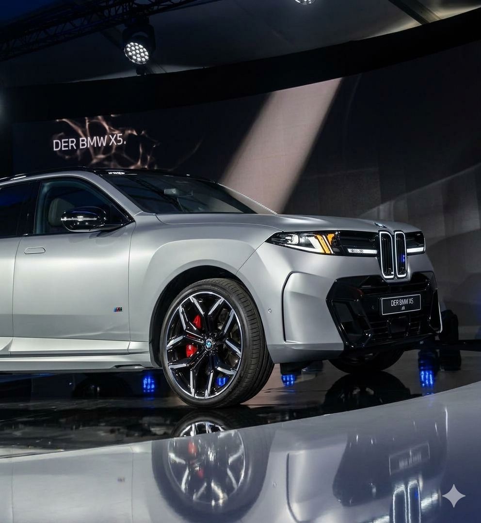 宝马下周要发布的BMWX5被外媒提前曝光了但我不信这一定是AI做的！