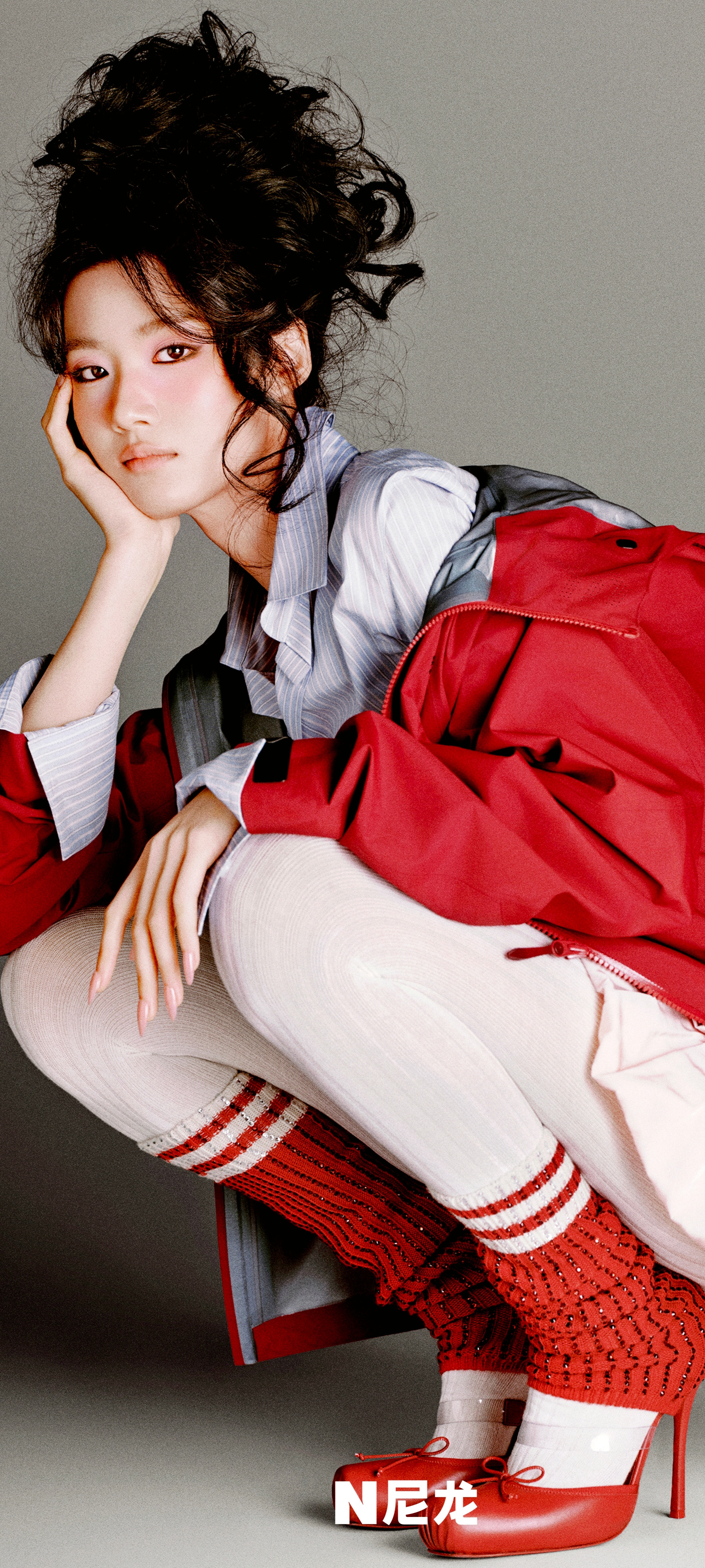 卢昱晓发型一变换了个人似的卢昱晓卢昱晓尼龙