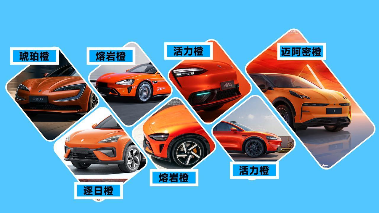 亮丽橙色哪个年轻人不爱！难怪这这两年特别火，下面哪一款橙色最好看？