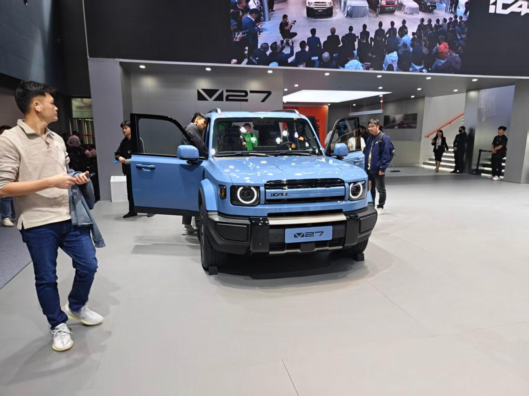 作为iCARV23老车主，广州车展必须冲自家展台！刚到就被V27中国首秀的阵仗