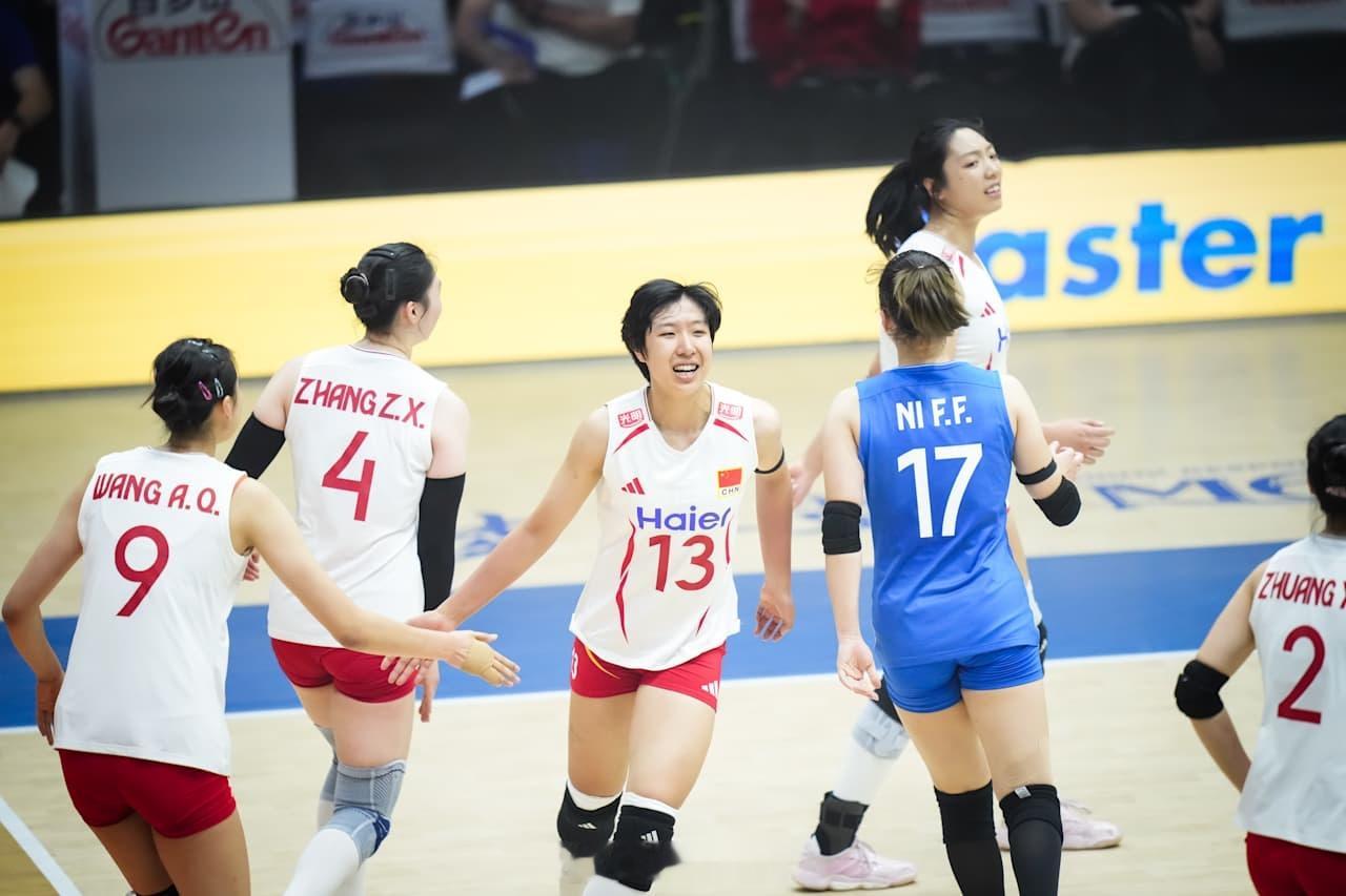 VNL今天有中国女排的比赛，晚上9点对阵去年世锦赛把我们淘汰的法国女排，严阵以
