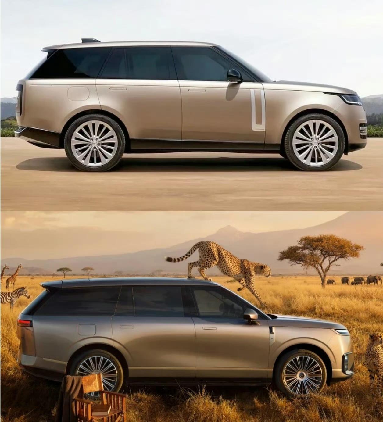 上面是路虎揽胜下面是小鹏GX只谈外观，哪个最有逼格？