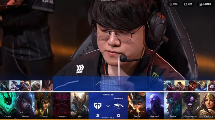 再见了祐齐, 珉炯! Gumayusi希维尔独木难支 GEN横扫淘汰HLE