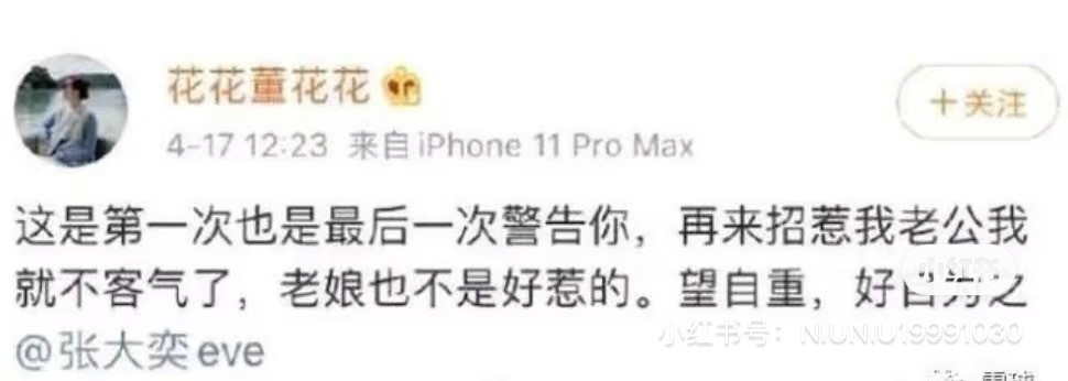 张大奕吐槽景甜贱不贱啊？自己是小三当初被喊话在这叫什么叫骂景甜也不会有孙割让