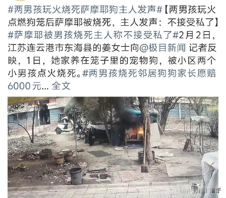 2026年2月1日下午，江苏连云港某小区两名约十岁左右的男孩，手持点燃的“仙女棒