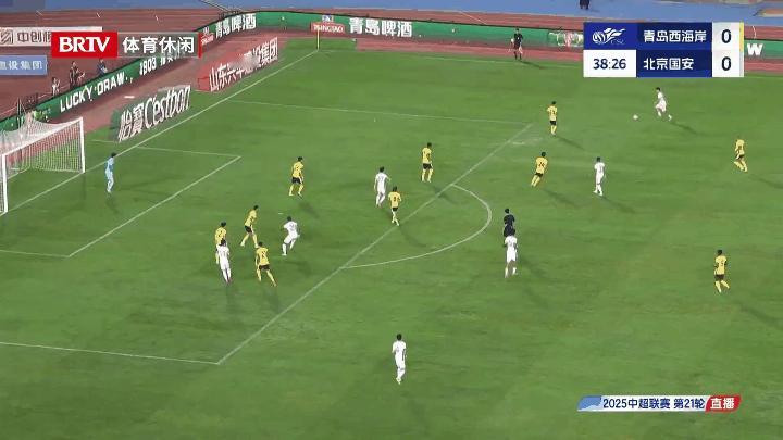 北京国安3比1青岛西海岸三个传中头球！放上半年有点不敢想[捂眼睛]塞指导算是痛定思
