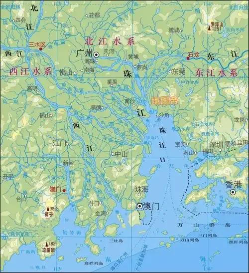 珠三角东岸比西岸发达，和珠江入海方式是不是有很大关系？同样是珠三角平原，珠江干