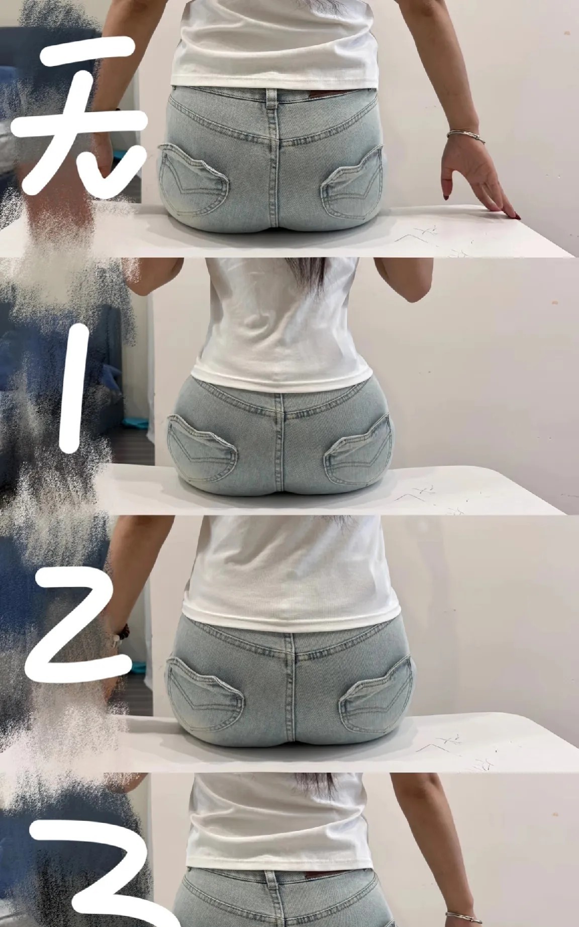 女朋友像我展示了，不同臀垫的作用，这他么跟变魔术似得，以后不能信了，看来高科技太