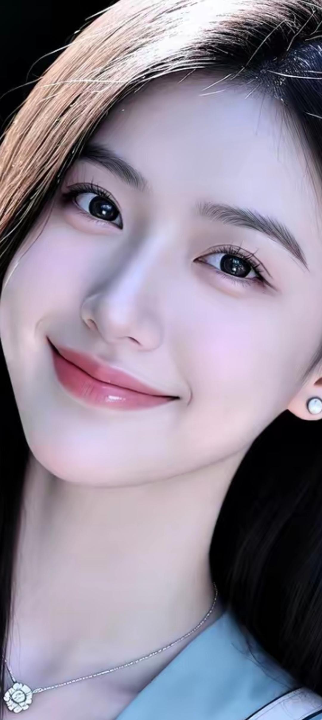 笑靥如花，倾国倾城。