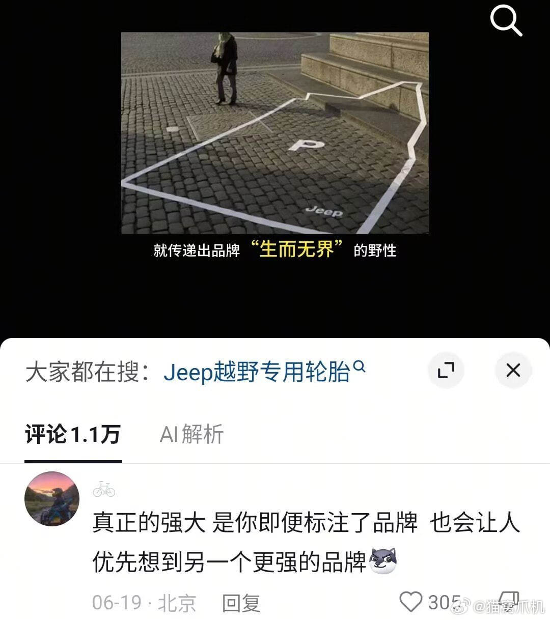 真正强大的品牌。
