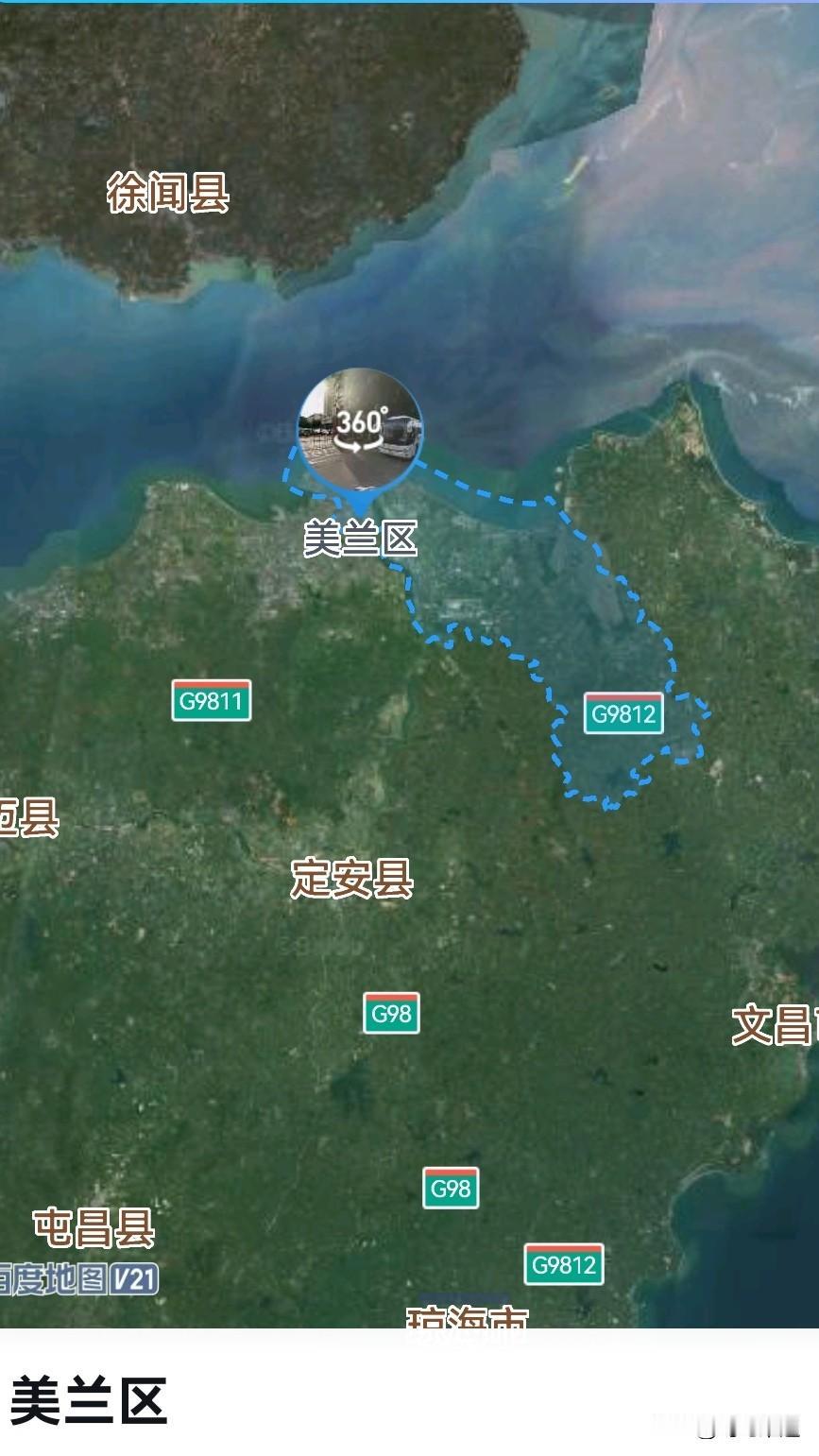 海口，网信1到美兰2是提拔重用吗？美兰区，总面积581平方公里，占海口（312