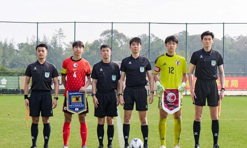 在中国U15最终凭借一个点球1:1战平韩国的同时，中国香港U15以0：2负于日本