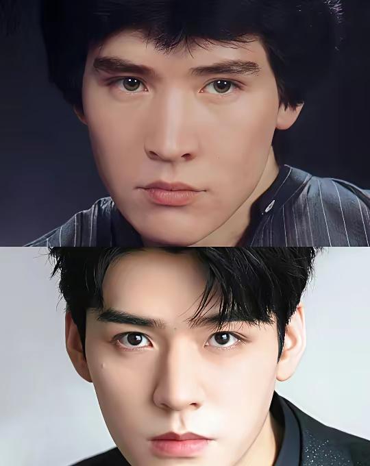 还真挺像的哈，费翔和龚俊，两人放一块仔细对比，眉眼之间真的挺像的！哪些明星的颜值