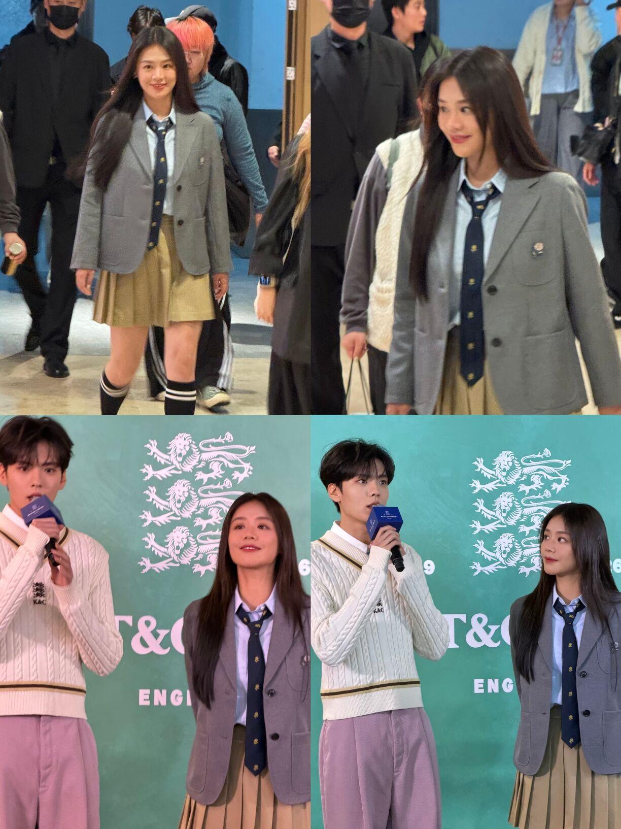 马思纯颜值回春了！近日，马思纯和毕文珺现身南京德基广场出席活动，马思纯身穿灰色西