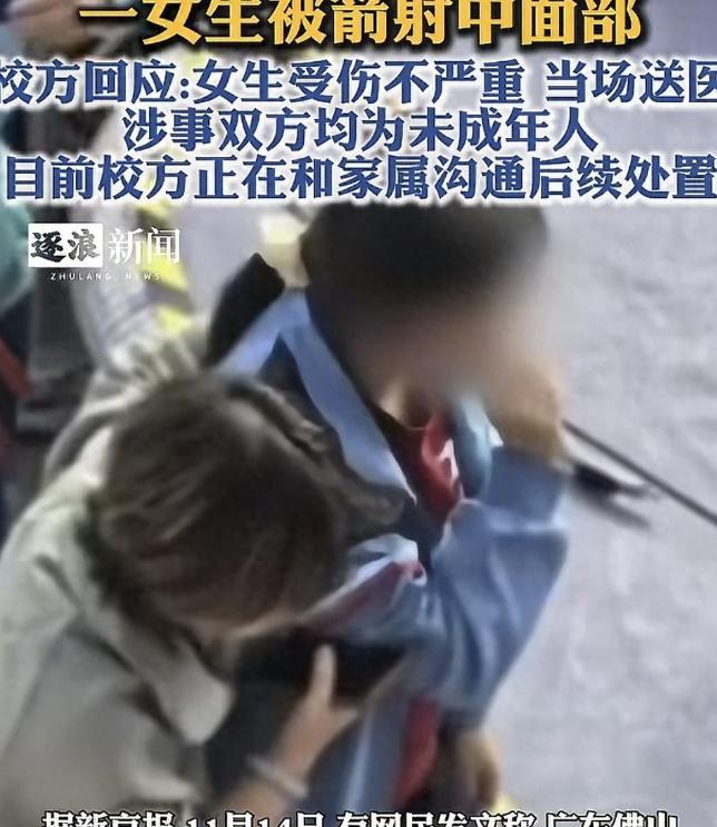关于一学校女生被箭射中面部一事，有几点看法：1.误伤是肯定的，高三的学生