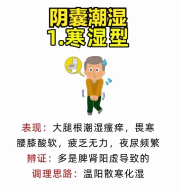 下身潮湿分3型，中医辨证调理思路