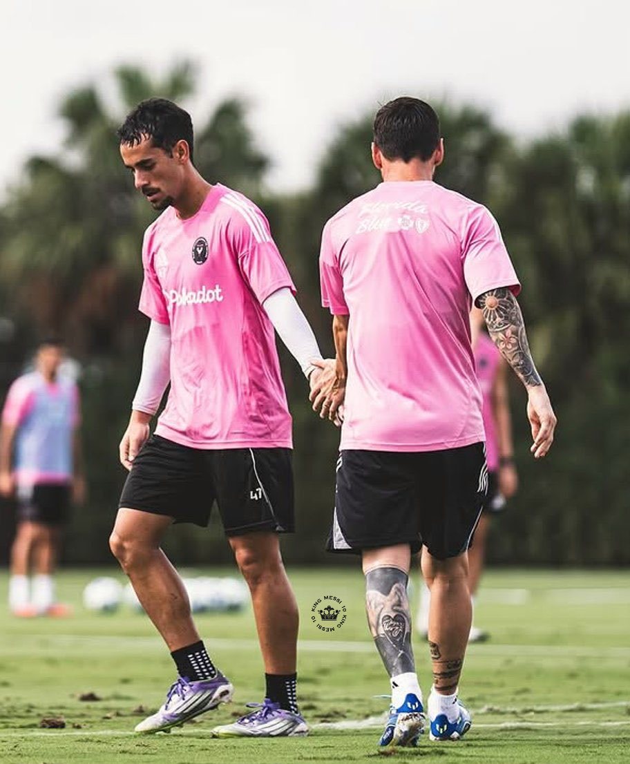 梅西参加迈阿密国际今日的训练！！⚽⚽梅西梅西​​​