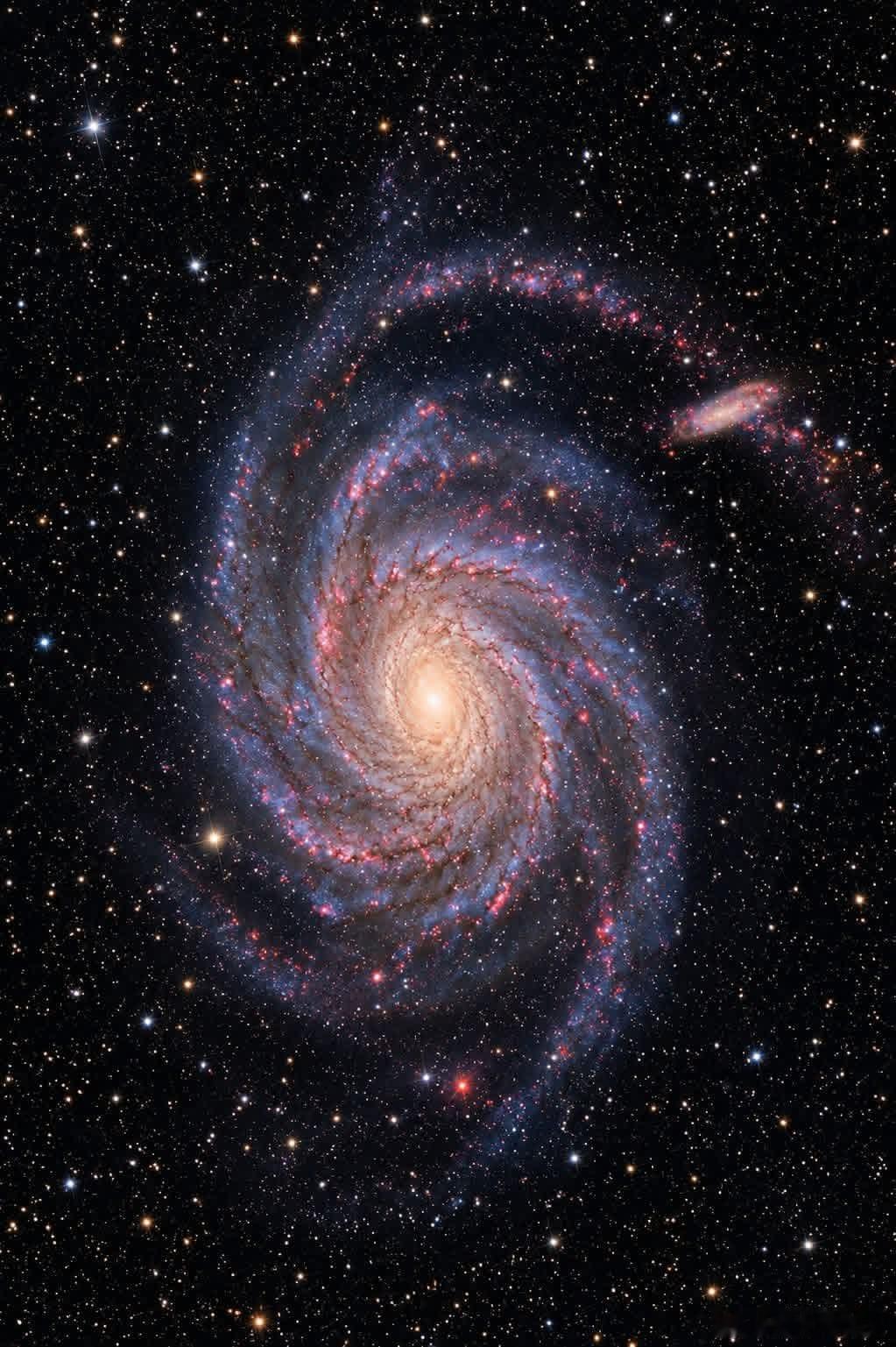 NGC6744：银河系更大、更美丽的双胞胎姐妹，位于南天星座孔雀座，距离地球约