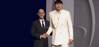 杨瀚森倍感错愕16顺位入主开拓者，姚易后我国第三位NBA首轮秀。试训表现惊艳