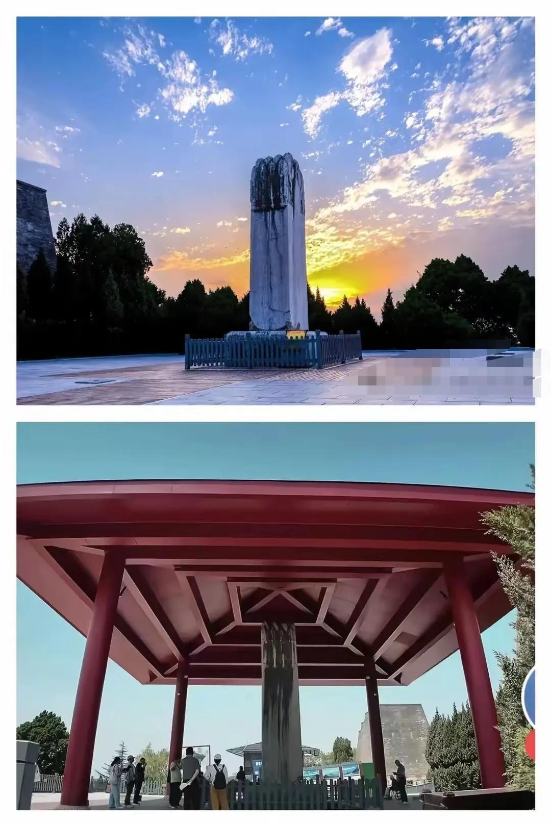 一代女皇无字碑屹立千年，突然被后人花559万加盖了一座“防晒亭”这么一个不起眼