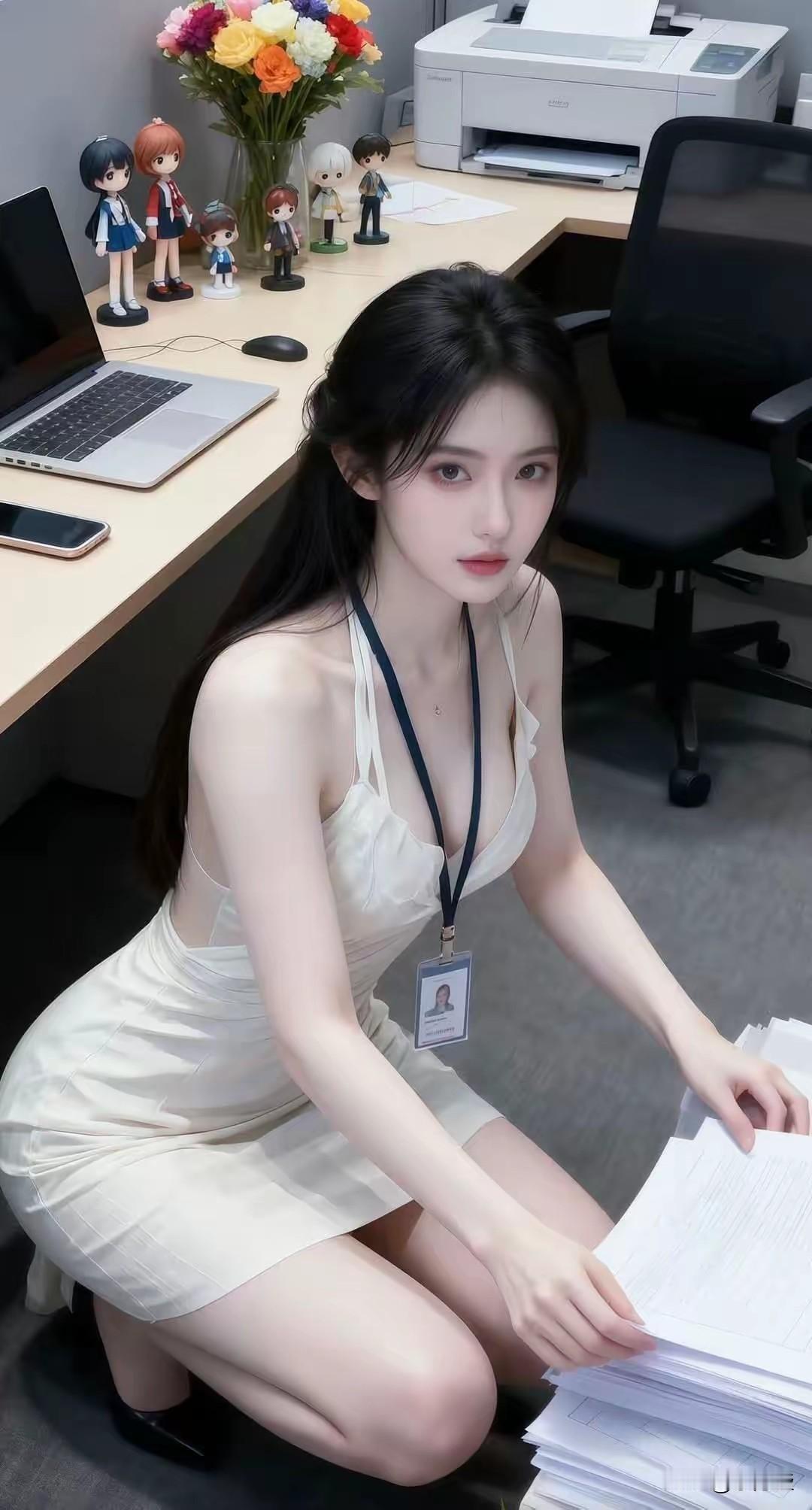 办公室萌妹办公日常，可爱与专业并存！💻💄