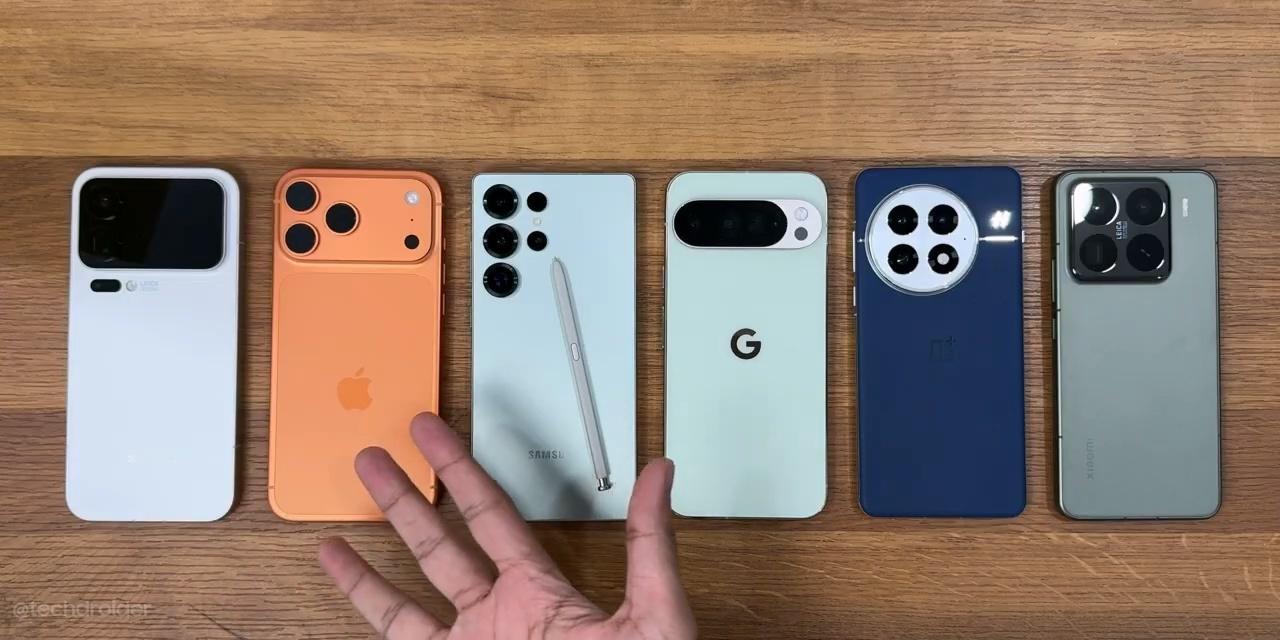 油管科技upTechDroider测试了小米17ProMax和iPhone