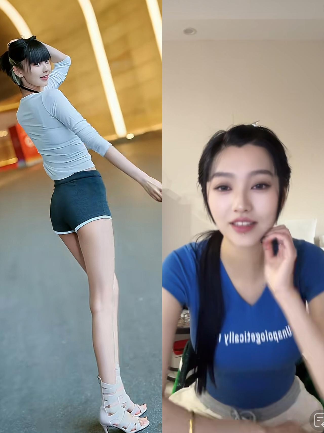 安安静静的当仙女不好吗，非要出来直播挣米[捂脸哭][捂脸哭]模特中的天花板，身高1