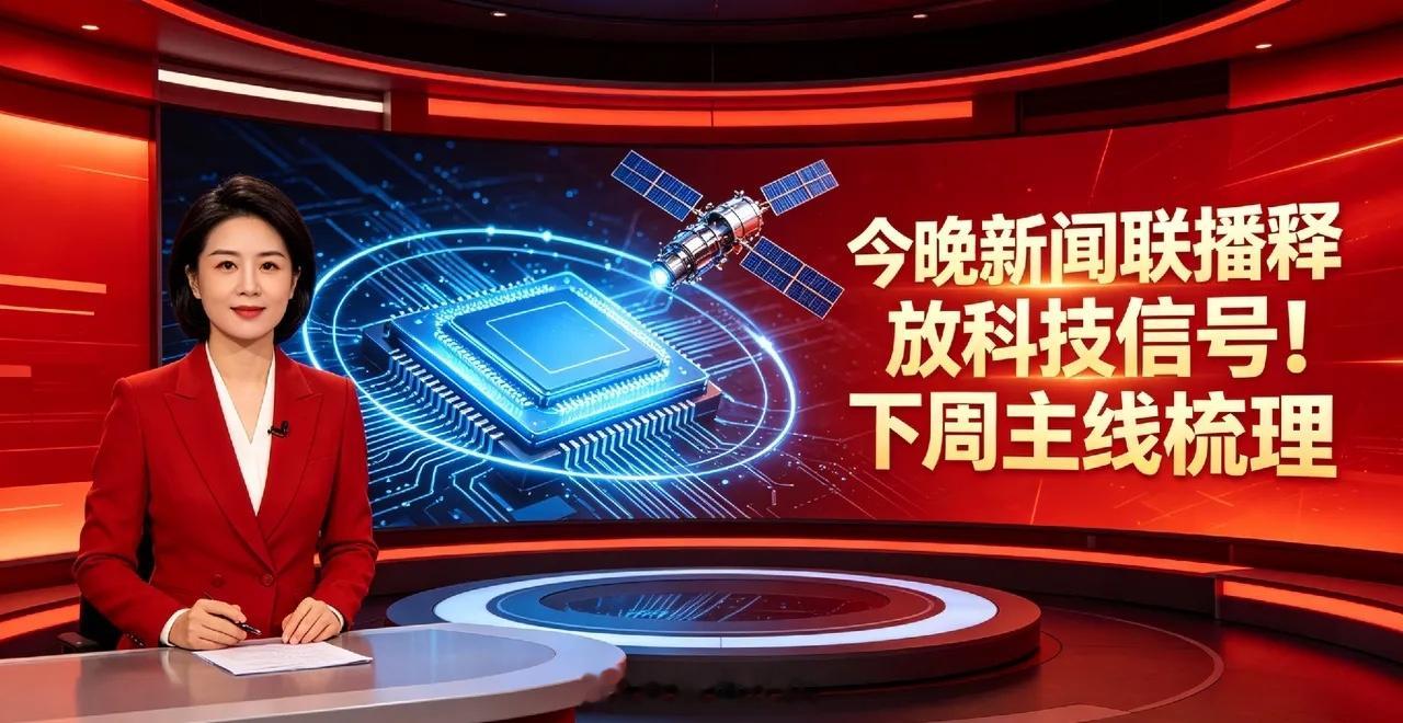 重磅！今晚新闻联播点名科技！下周A股主线方向🔥今晚新闻联播释放多条硬核产业信号