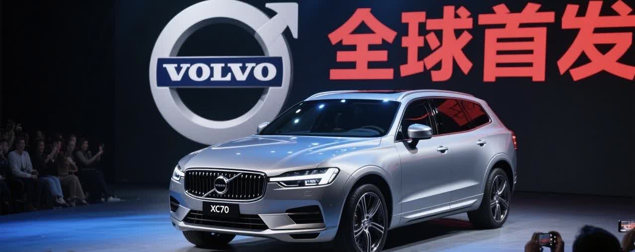 沃尔沃全新XC70于今晚全球首发并开启预售，定位豪华新能源SUV。其基于融合沃尔