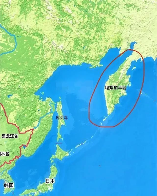 勘察加半岛平时存在感很低，但实际上它的面积高达37万平方公里，和整个日本一样大。