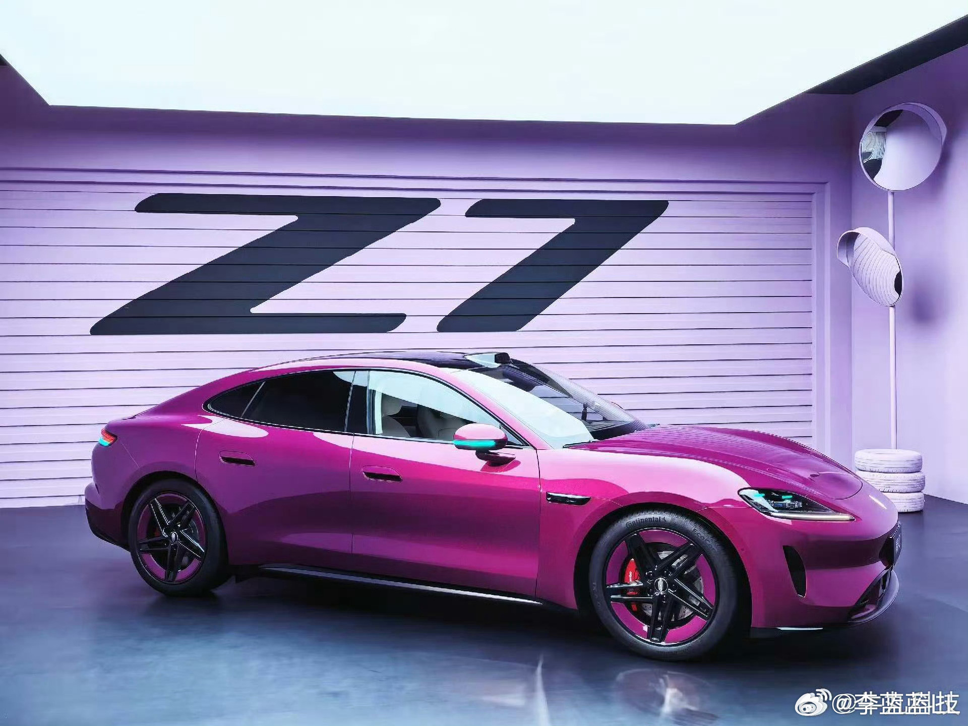 刷到尚界Z7实拍，图四这个紫色好好看啊！你们喜欢什么色？