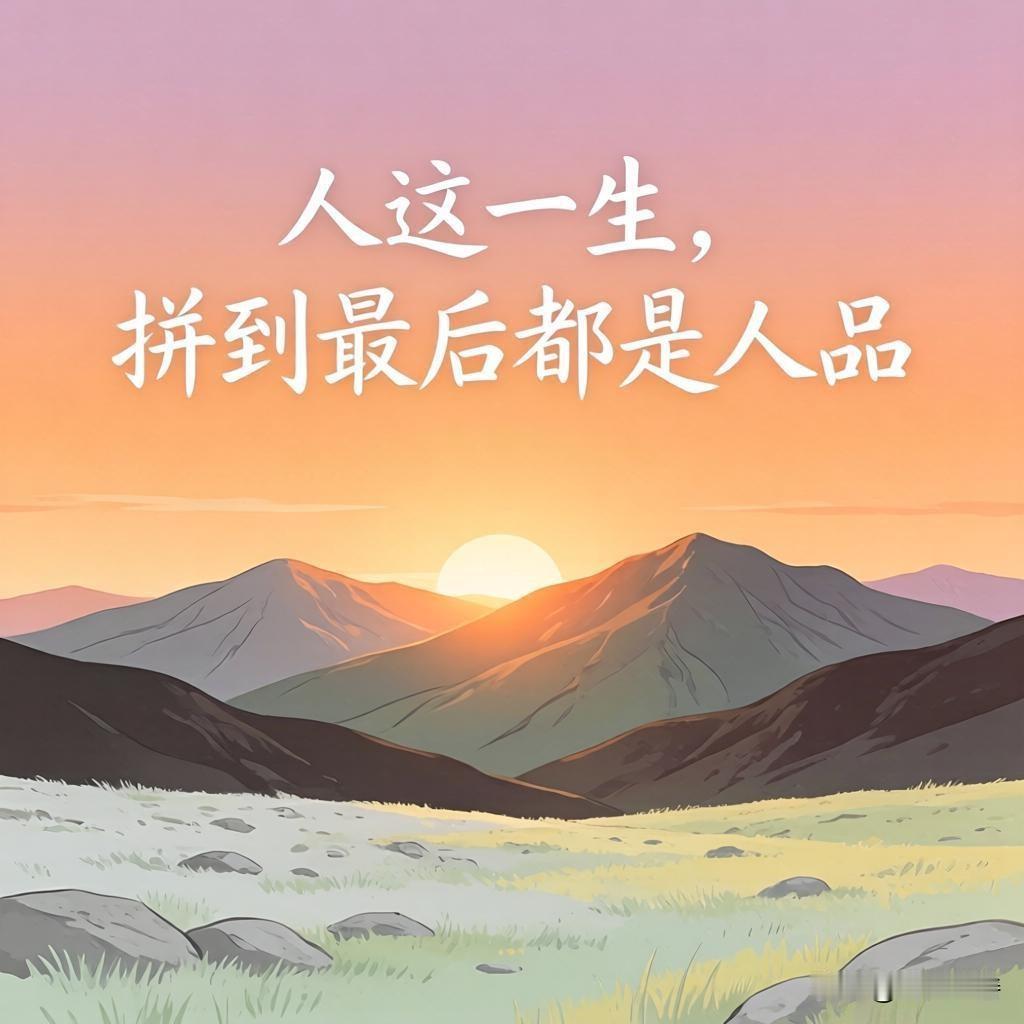 人到中年幡然醒悟：真正托你一生的，不是运气，不是钱财人这辈子，最愚蠢的认知