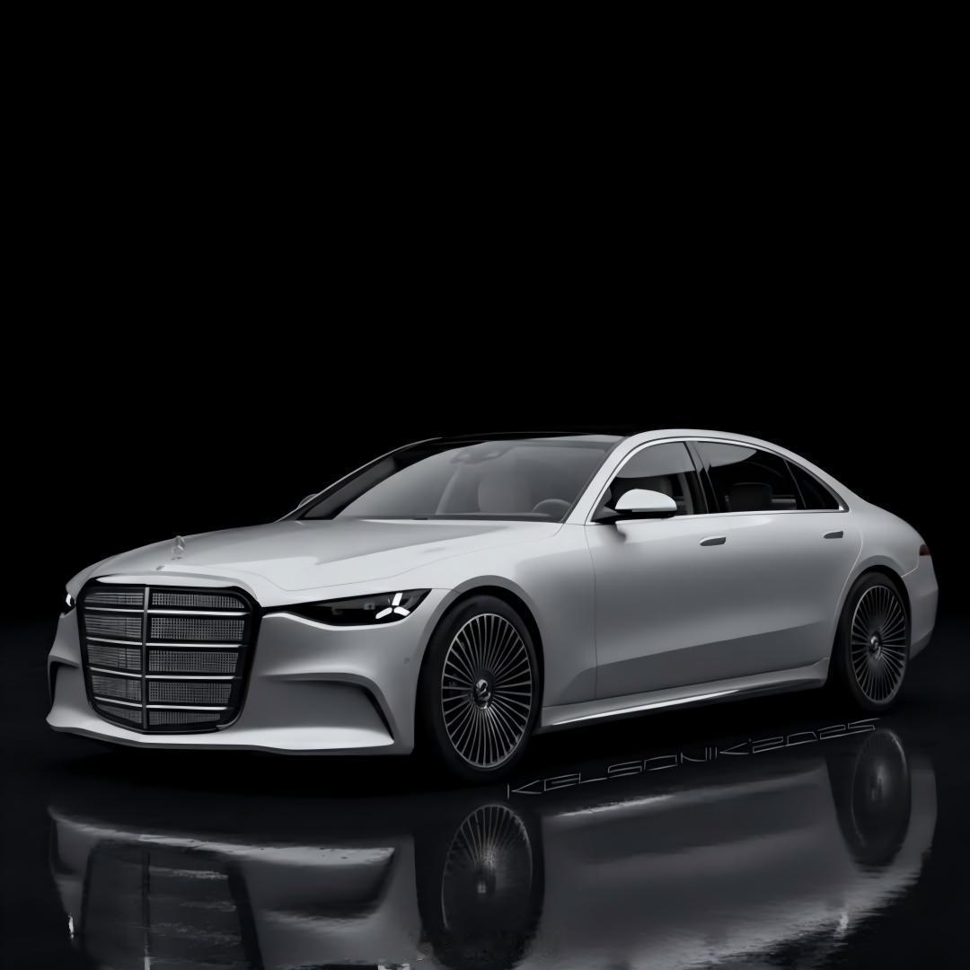 奔驰奔驰下一代S级渲染图【新车渲染】奔驰下一代S级渲染图，号称“最美