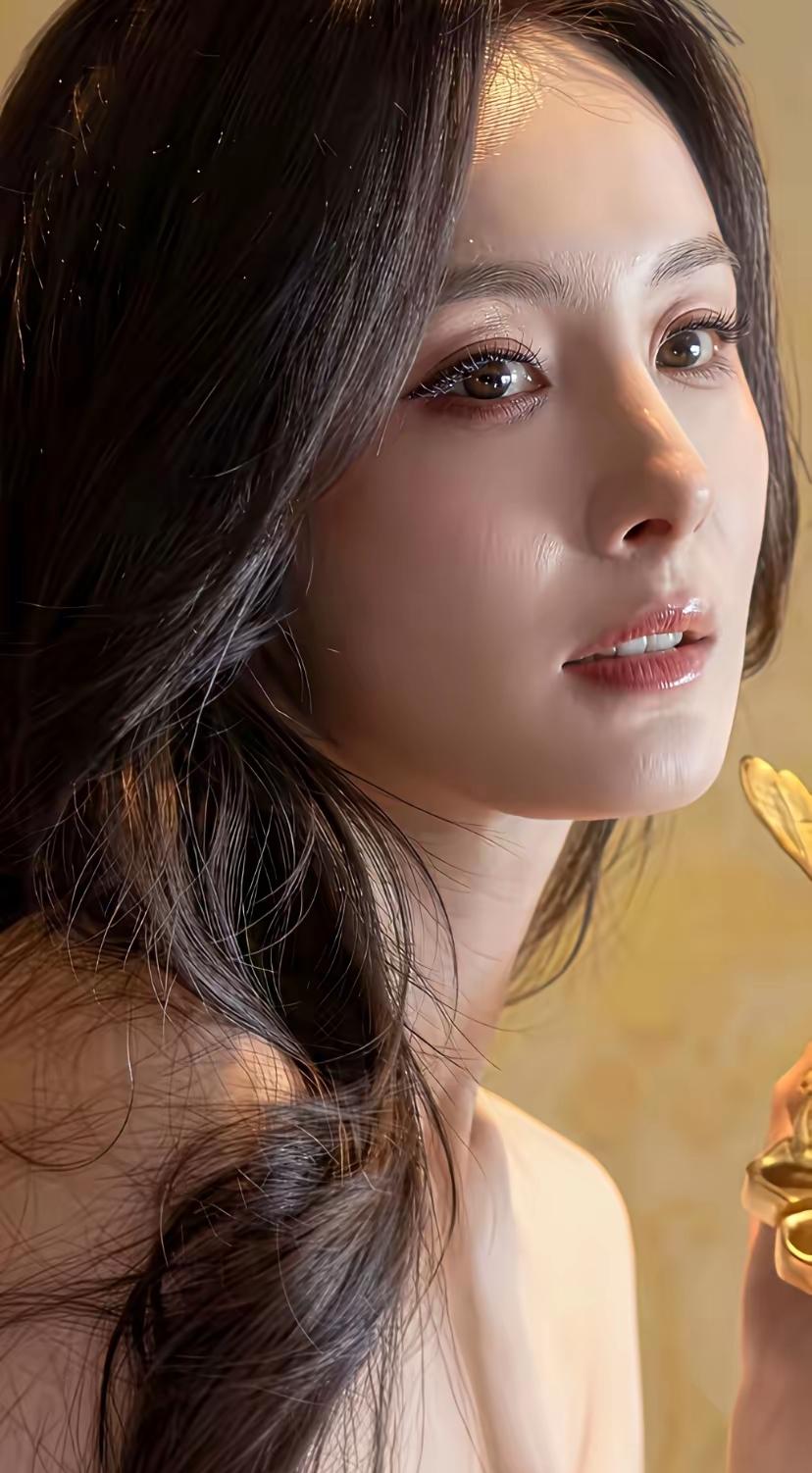 杨幂玉手轻拈，花影摇曳[比心]