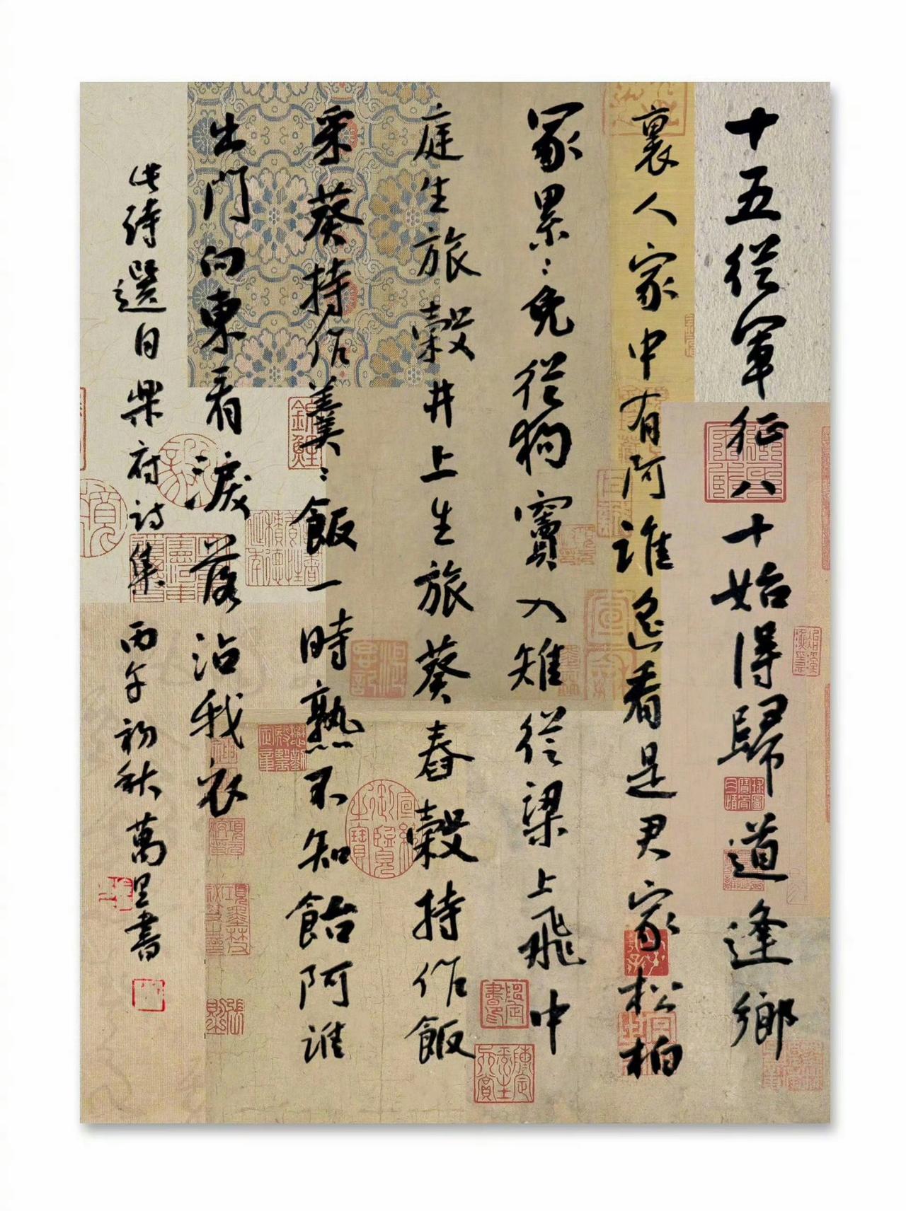 十五从军征《汉乐府诗集》十五从军征，八十始得归。道逢乡里人：“家中有阿谁？