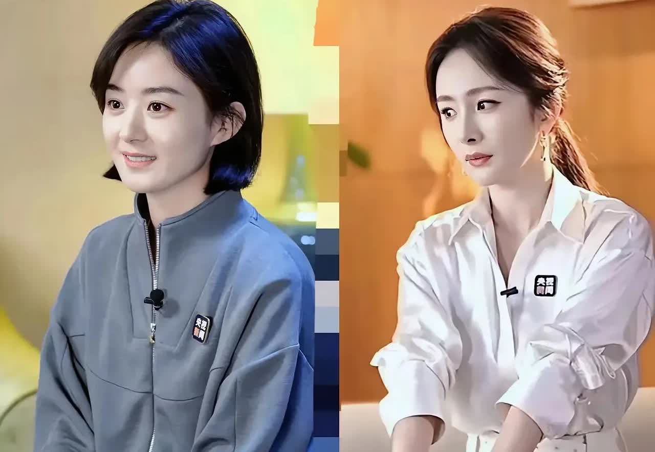 我承认，这一局赵丽颖赢了！左边是草根出身赵丽颖，右边是大女主杨幂