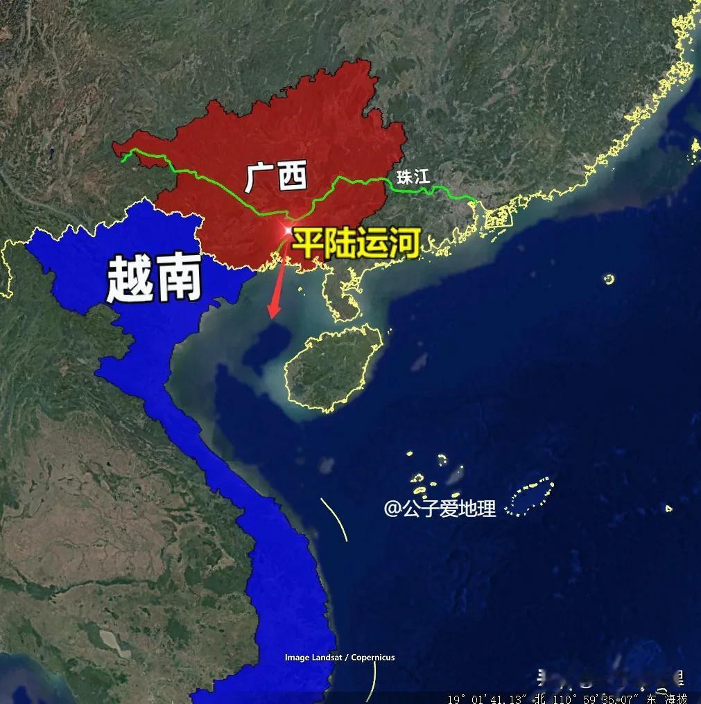 平陆运河完工近九成，2026年启用，俄越反应各异！在广西的群山之间，一条仅13