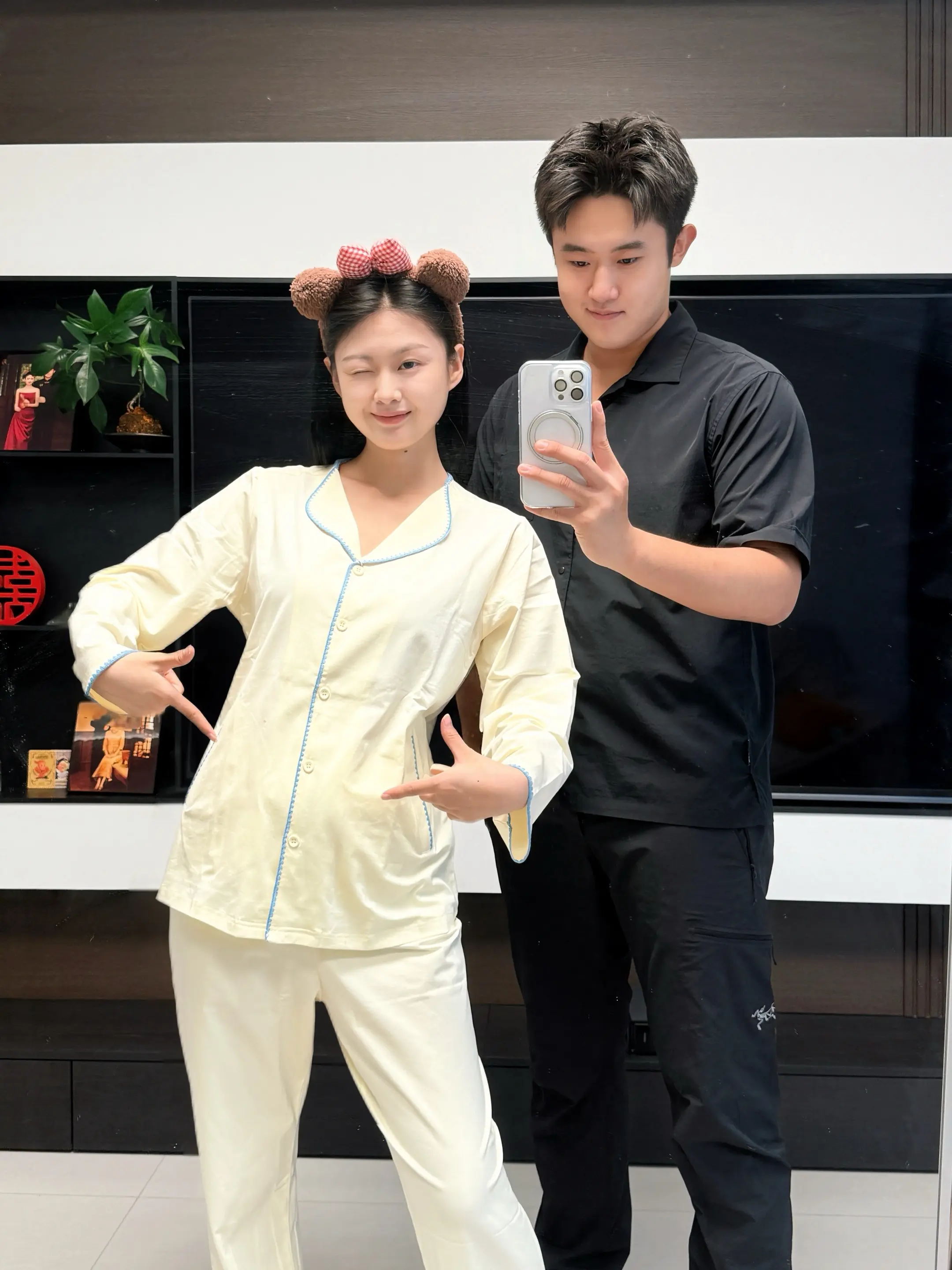 孕23 w谁懂啊？宝爸挑的四套月子服超爱。