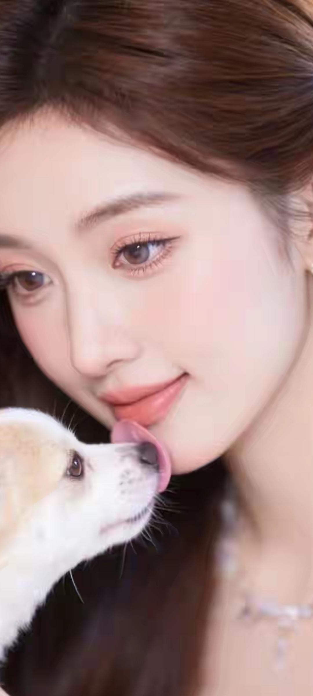 萌宠亲吻瞬间，甜蜜到心！🐾💖