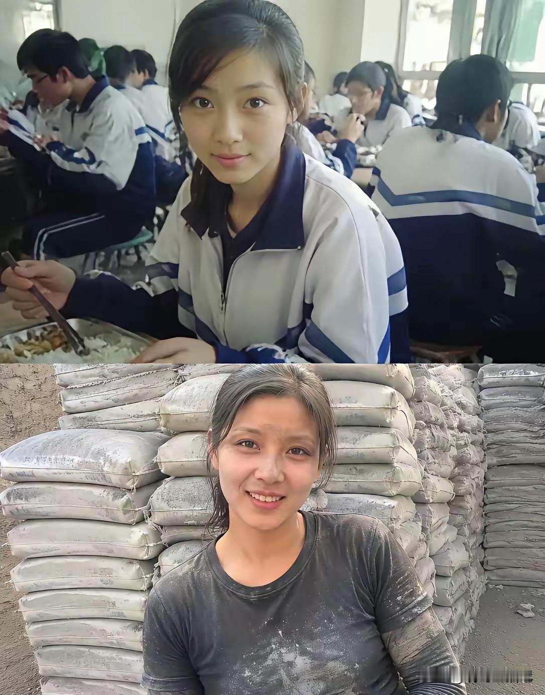 这么年轻就搬水泥，不太合适吧