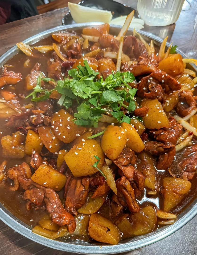 这大盘鸡不错