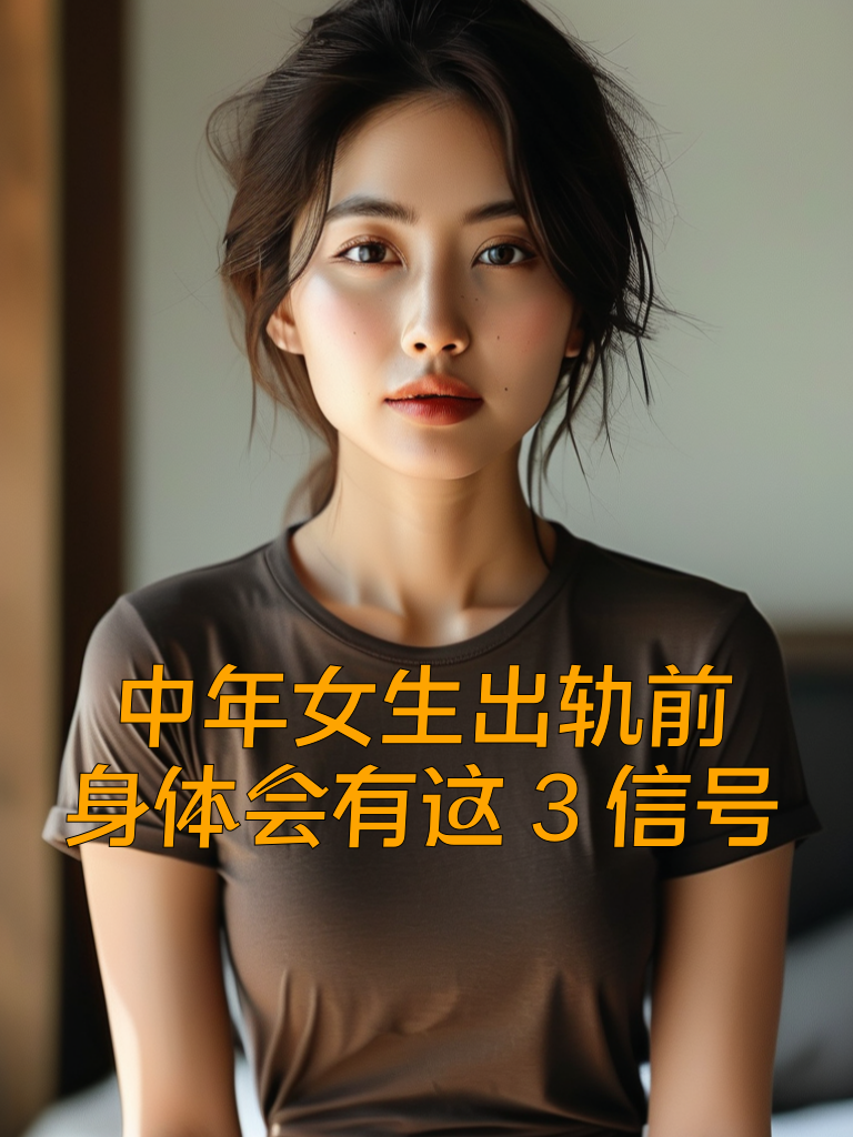 中年女生出轨前，身体会有这3信号