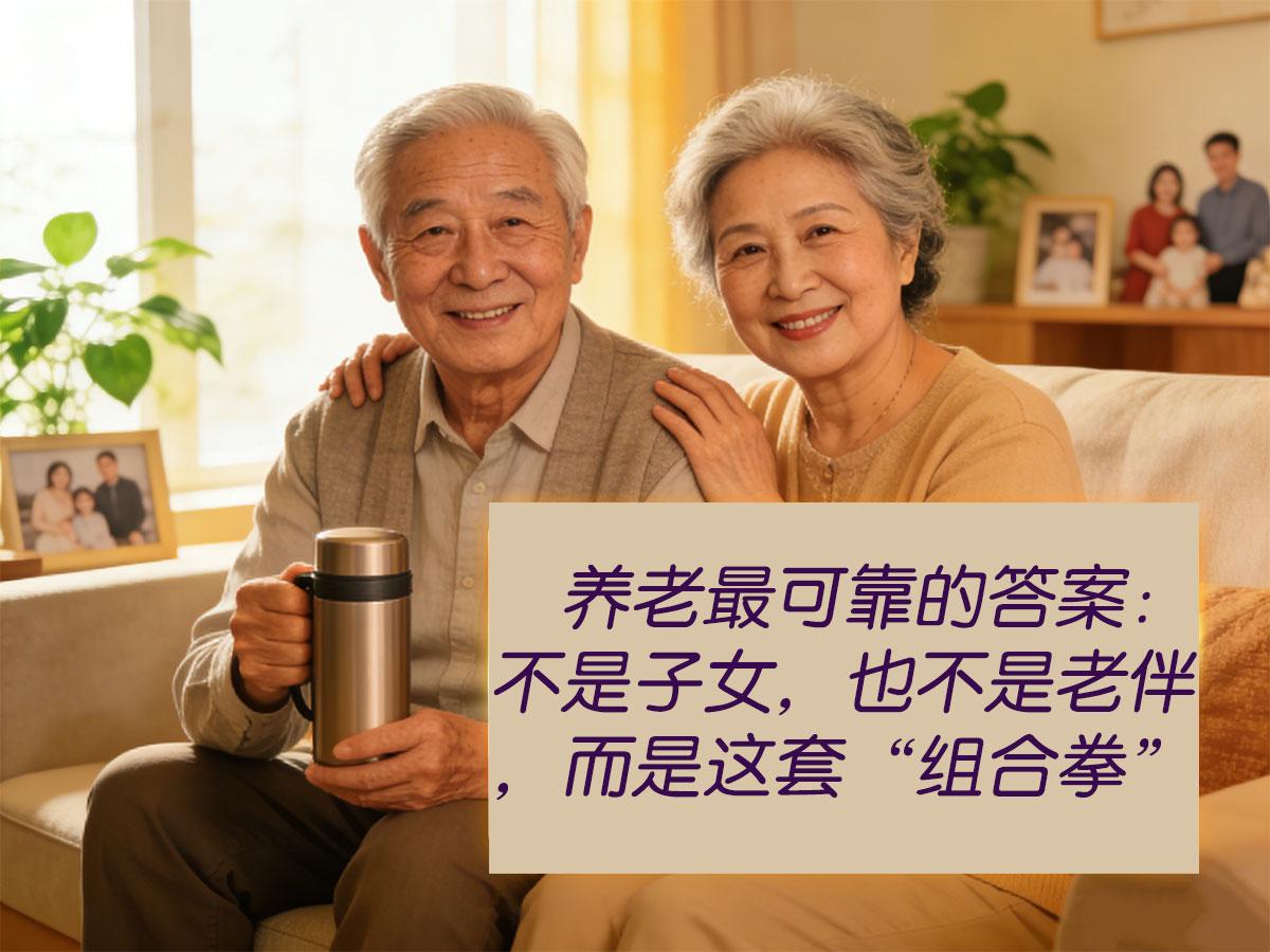 养老最可靠的答案：不是子女，也不是老伴，而是这套“组合拳”这是一个直击每个人灵