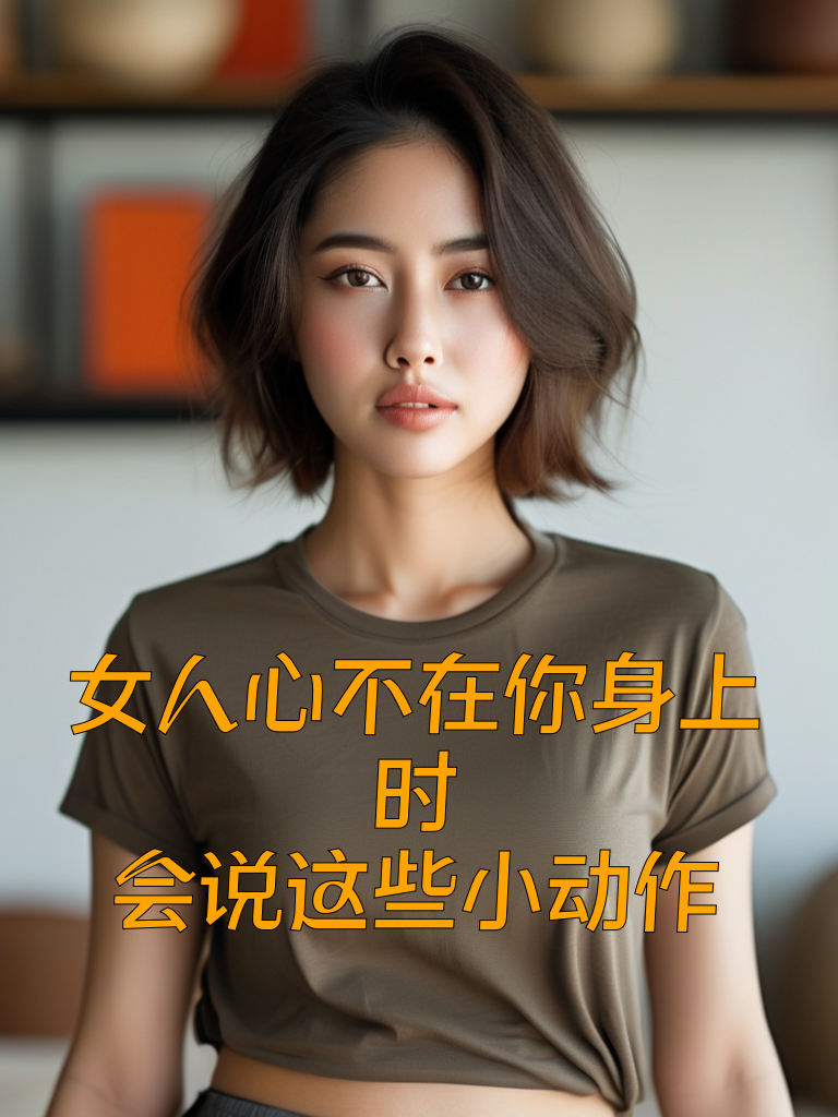 女人心不在你身上时，会说这些小动作
